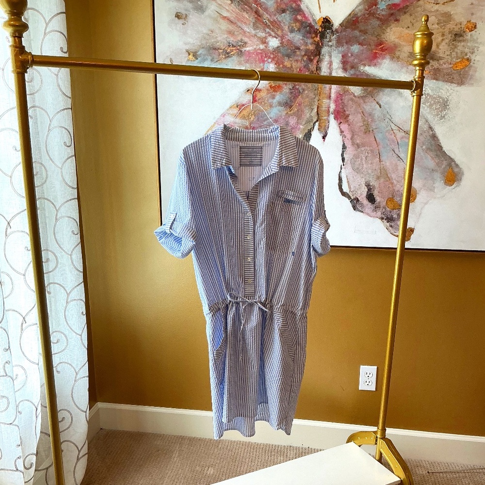 Vineyard Vines Seersucker Dress Size 12